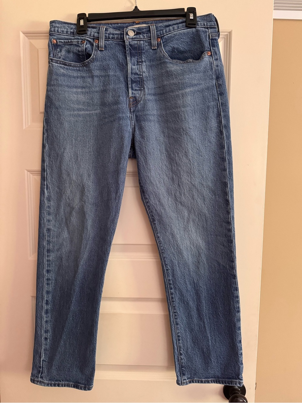 Levi’s Wedgie Straight Jeans Jive Sound W31 L28 High Rise